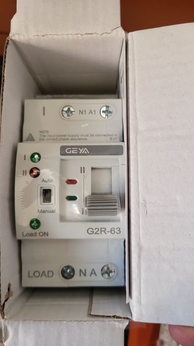 Автоматичний вимикач GEYA G2R-63 63A 2P / модульний автомат , АВР