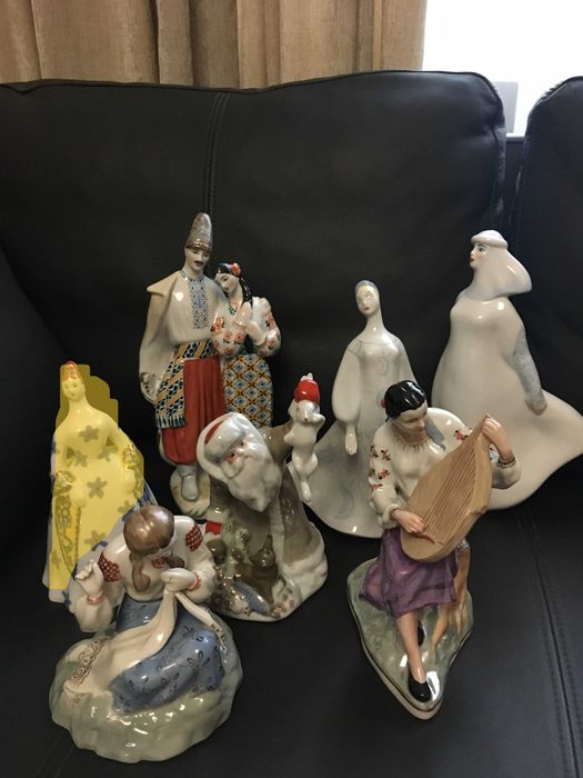 Статуетки фігурки порцелянові( фарфор) українських заводів СРСР