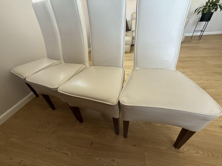 Krzesla gala collezione skóra naturalna 4szt