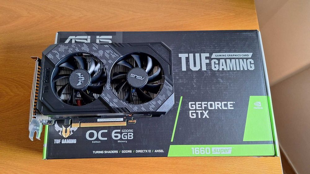 ASUS GeForce GTX 1660 Super 6GB TUF Gaming with Warranty64738899027970120