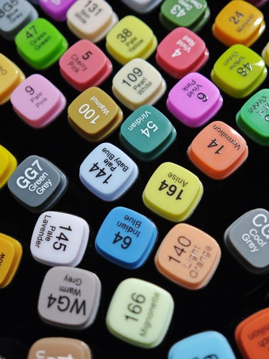 Mazaki markery flamastry akrylowe 168 sztuk dwustronne