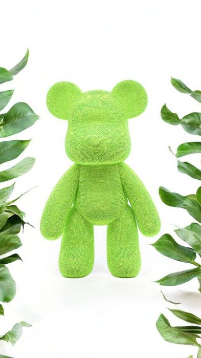 Алмазна мозаїка Ведмедик 5D 18 см  для декорування стразами