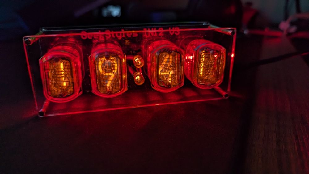 Zegarek nixie lampy in 12