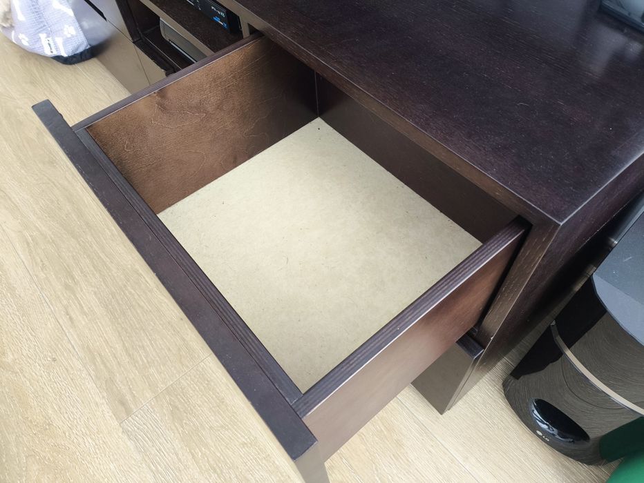 Móvel TV com mesa centro Wenge