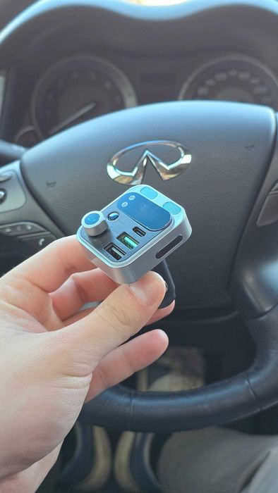 Bluetooth FM трансмітер для авто. 48W швидка зарядка | AUX / USB.