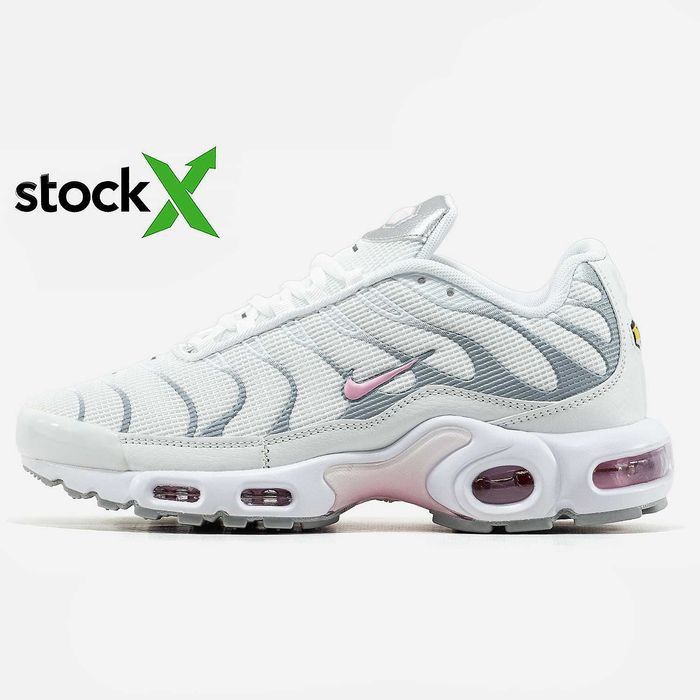 Женские кроссовки Nike Air Max Tn Plus "White-Silver-Pink" 36-40