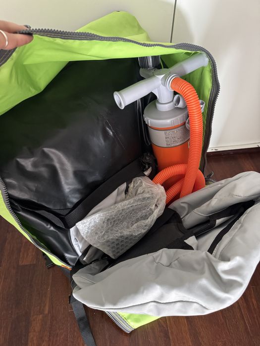 Kayak insuflável 2 lugares + Pagaias e Bomba