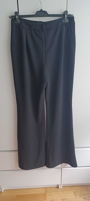 Spodnie czarne długie Eleganckie r. XL Shein