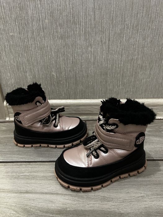 Зимові дутіки теплі 15.8 см Clibee для дівчинки