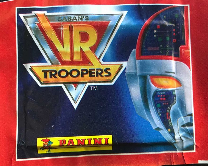 VR Troopers (1996): Coleção de Saquetas Panini (ainda seladas)