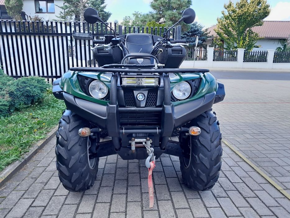 Yamaha grizzly 450 4x4 irs salon pl orginal rejestracja doposazony kodiak