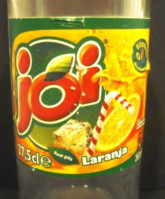 Garrafa antiga dos Refrigerantes JOI