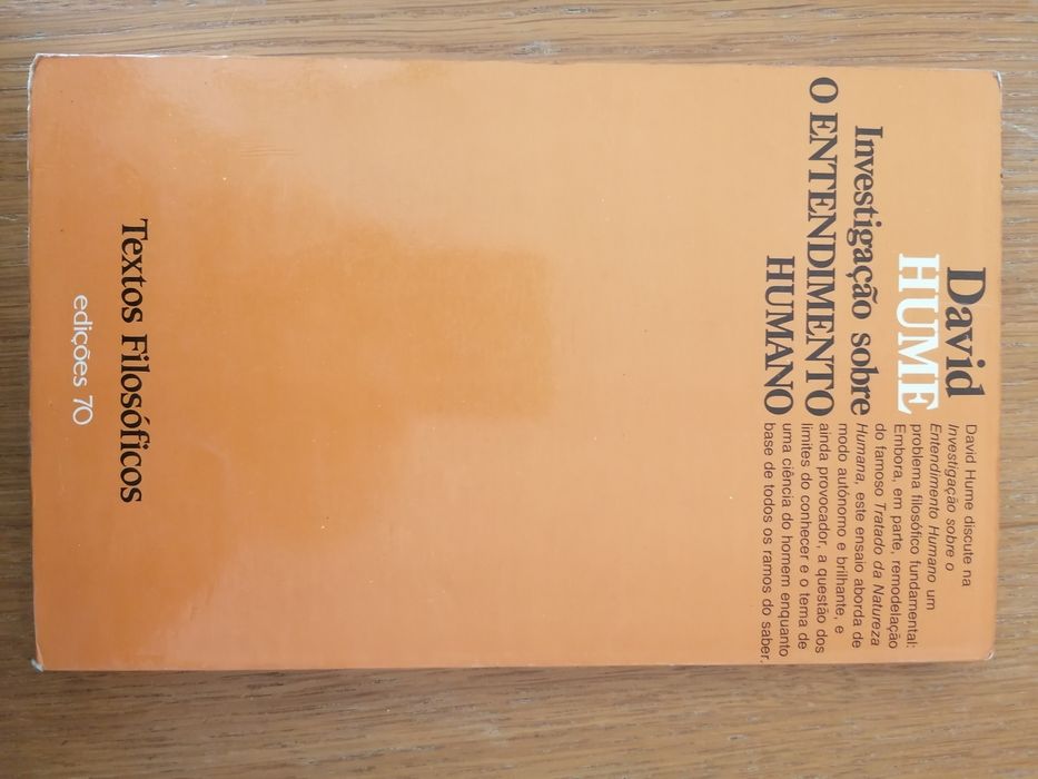 Investigação sobre o entendimento humano -  David Hume