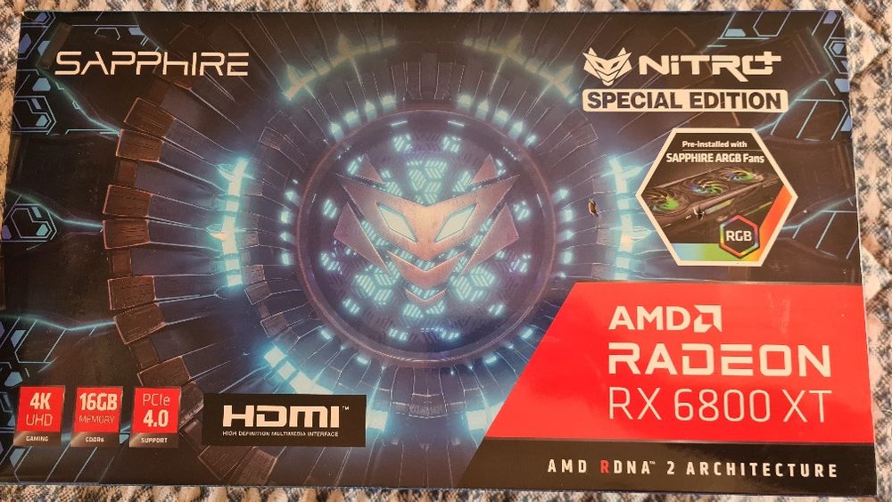 Saffire AMD Radeon RX 6800 XT NITRO+ 16 GB