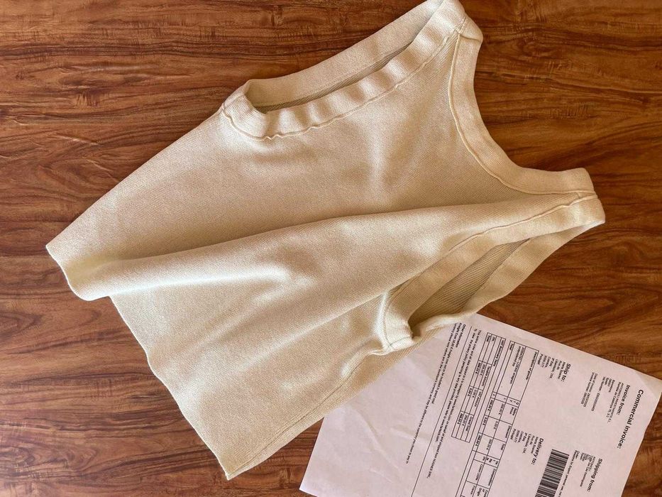 Top Miu Miu Creme Pequeno