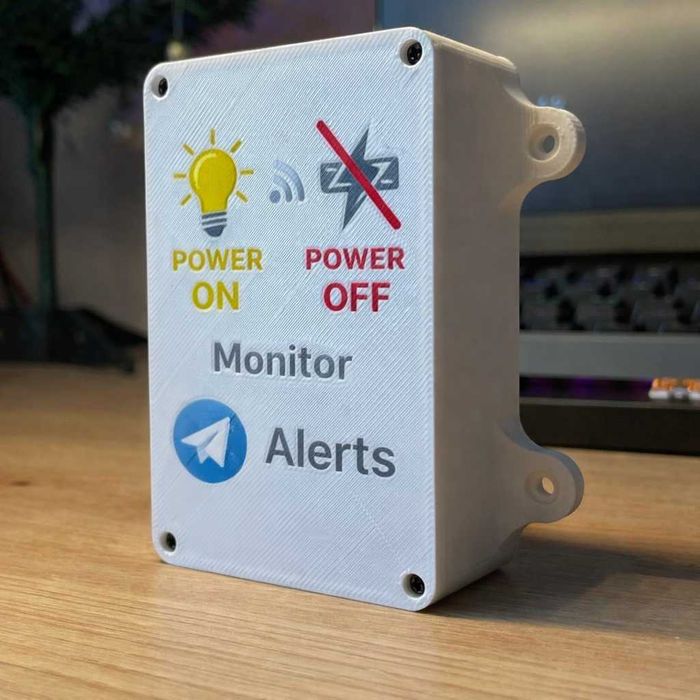 Сигналізатор ввімкнення та вимкнення мережі 220v зі сповіщенням в TG