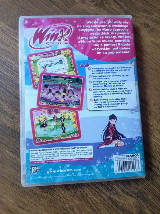 Winx magiczna zabawa gra Pc jak nowa