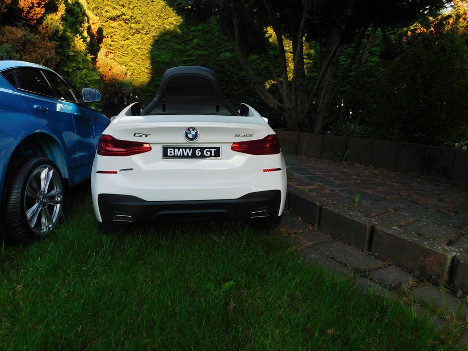 PIEKOSZÓW Samochód na akumulator BMW 6 GT WOLNY START, Koła EVA,