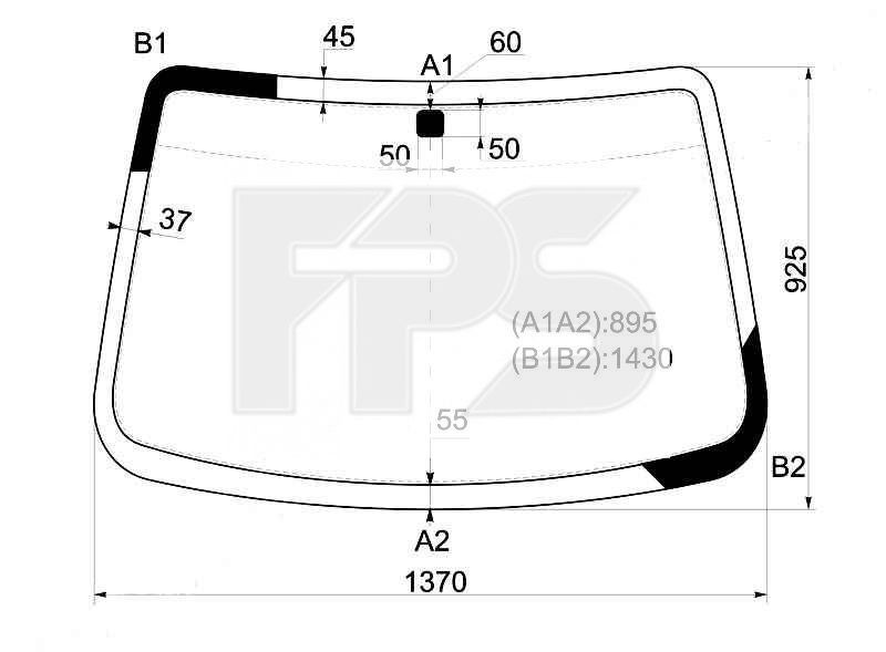 Лобове скло,  Chevrolet Aveo, Epica Lacetti Daewoo Nubira Lanos