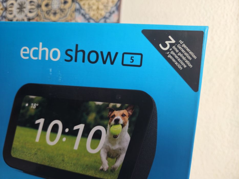 Echo Show 5 (3.ª geração, a mais recente!) - Amazon - Assistente Voz