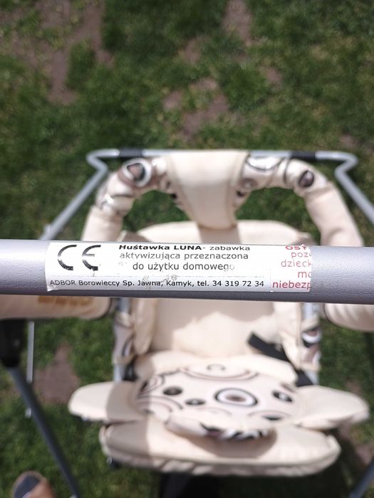 Huśtawka dziecięca wolnostojąca na stelażu. Adbor Luna