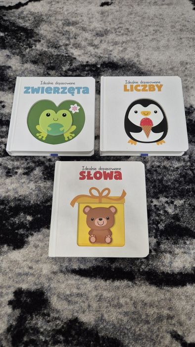 Książeczki sensoryczne dotykowe Idealnie dopasowane