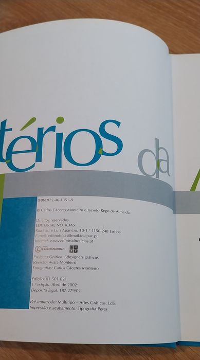 Livro Mistérios da Amazónia