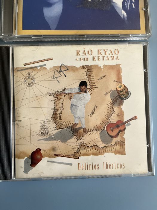 Conjunto de 4 CDs: Rao Kyao, Lara Li, Leonard Cohen, Carlota Fortes