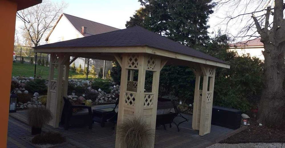 Altana, altanka, altana ogrodowa, drewniana