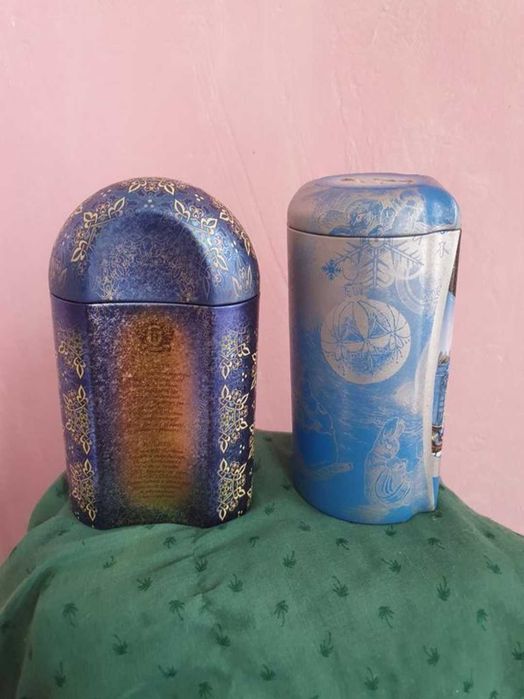 Набір, Коробки жестяні для зберігання, 4 шт