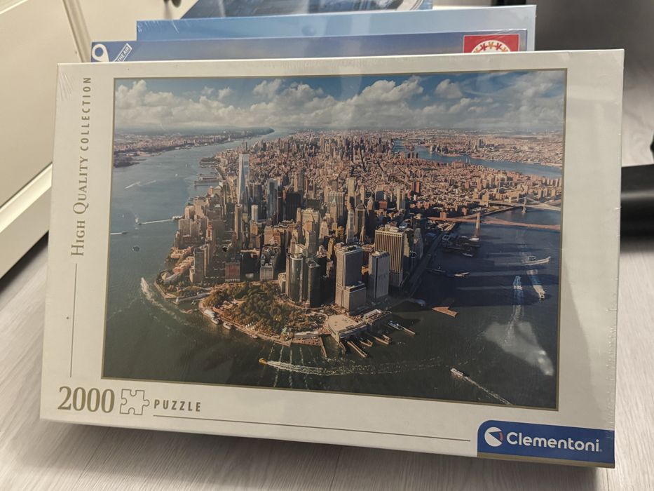 Lote de 5 Puzzles Adulto (1000 e 2000 Peças) - Várias Marcas