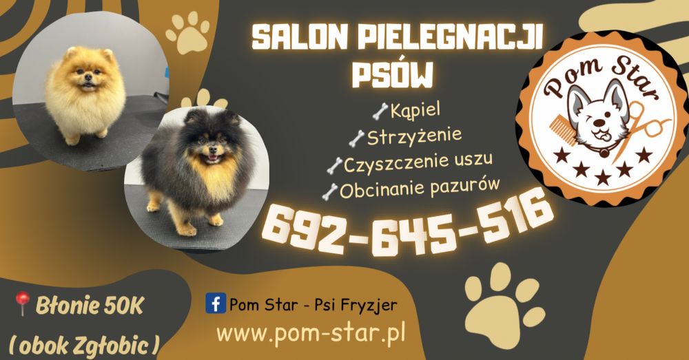 Salon pielęgnacji psów - Psi fryzjer - POM-STAR