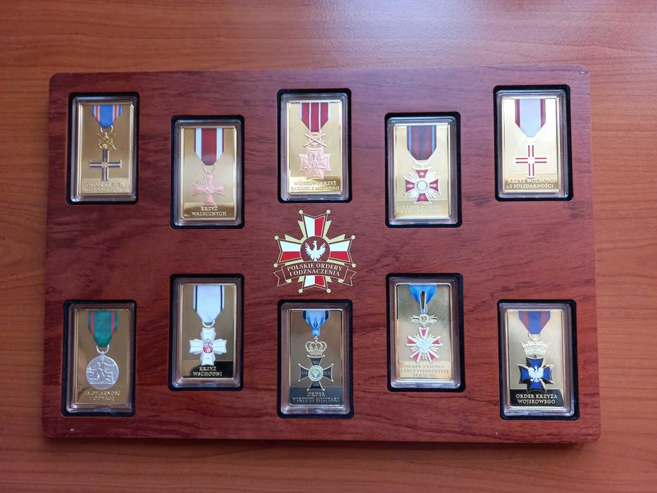 Kolekcja 10 numizmatów nr 2 "Polskie Ordery i Odznaczenia"