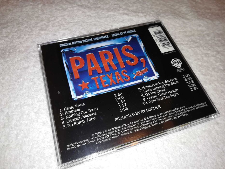 paris, texas (banda sonora do filme) cd