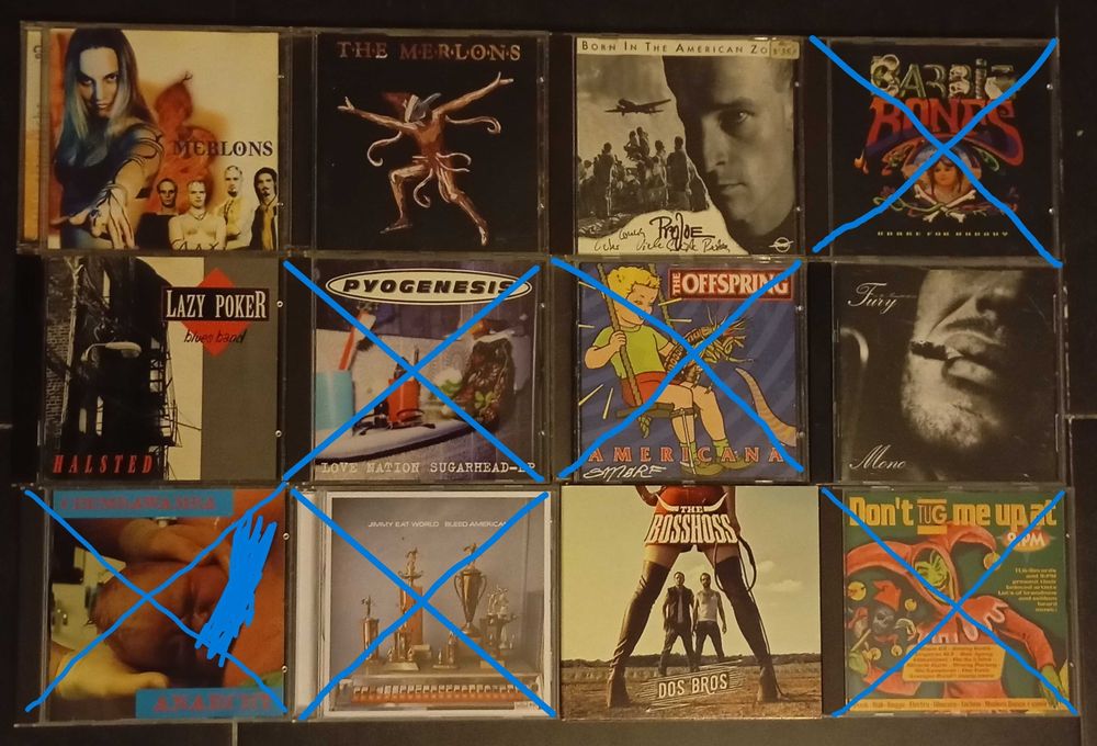44 CDs de Punk, EMO, Metalcore, Alternative / Indie Rock (desde 3,0€)