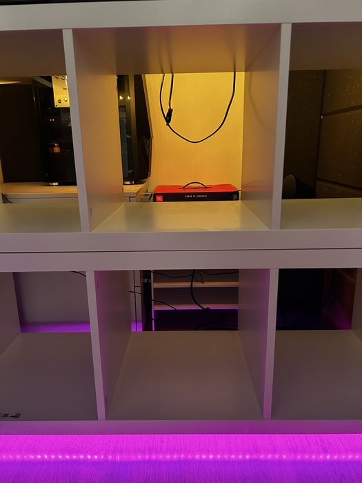 Ikea Kallax 3x2 na kolkach + Led! Stan Bdb!