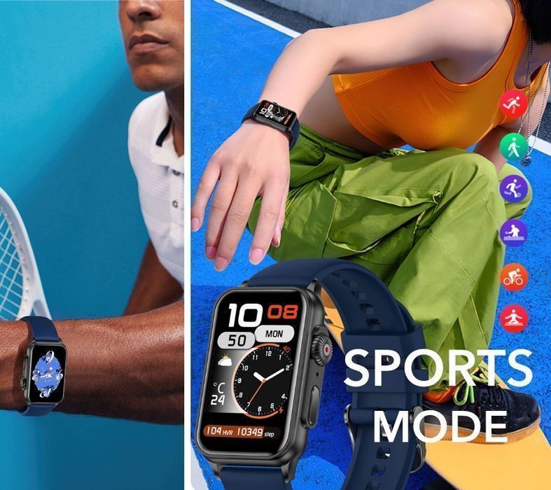 Smartwatch Damski RUBICON RNCF06 Black/Dark Blue SMARUB220