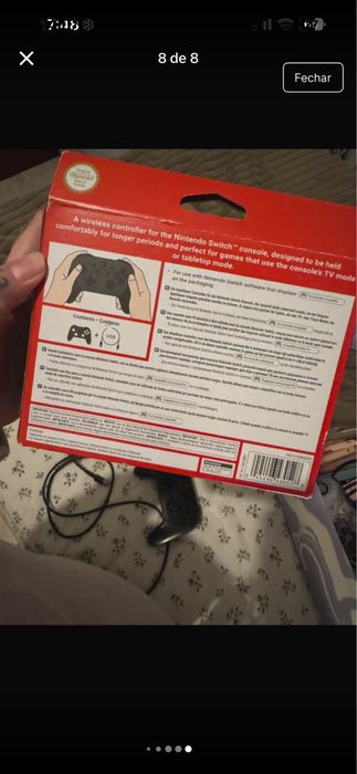 Comando wireless nintendo switch