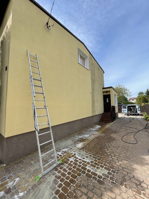 Mycie(czyszczenie)-kostki brukowej,elewacji,dachu