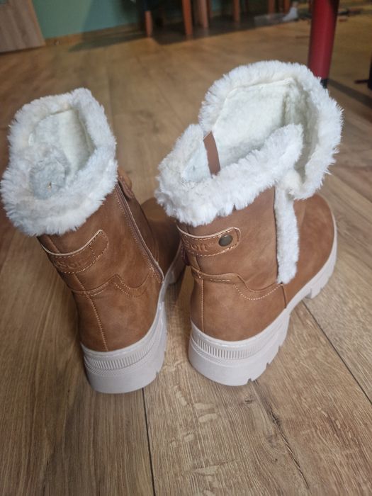 Nowe damskie śniegowce GoSoft roz.41  brązowe z futerkiem
