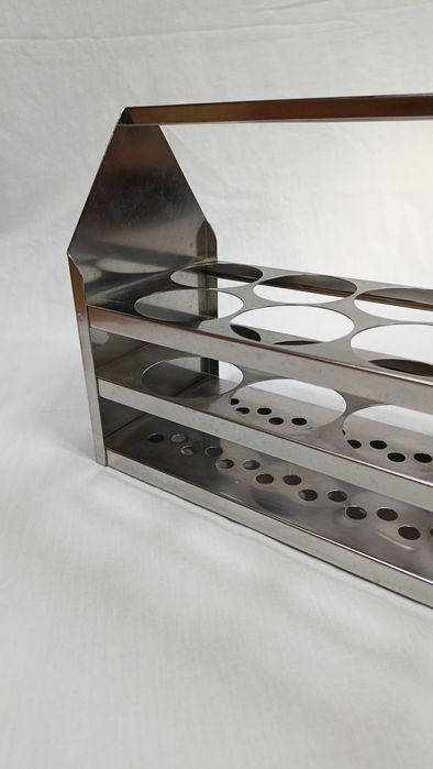 Gradilha laboratório Memmert, aço inox, tubos ensaio, profissional