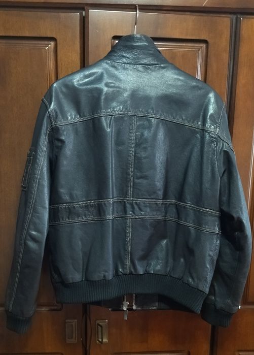 Кожаная куртка пилот