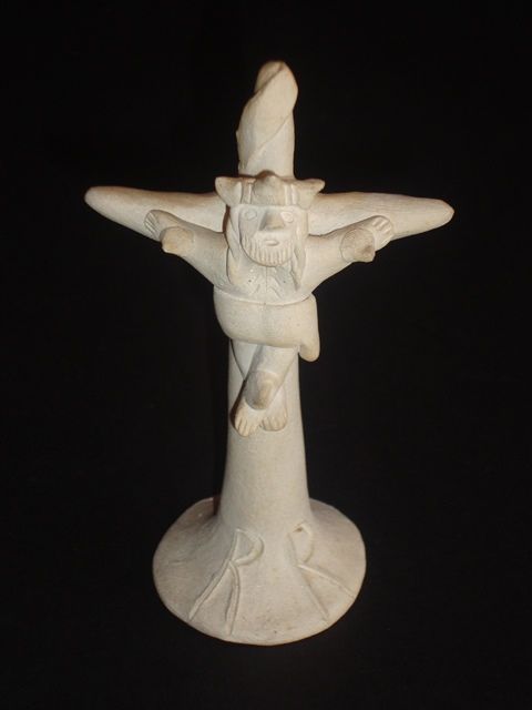 Cristo grande , escultura em terracota
