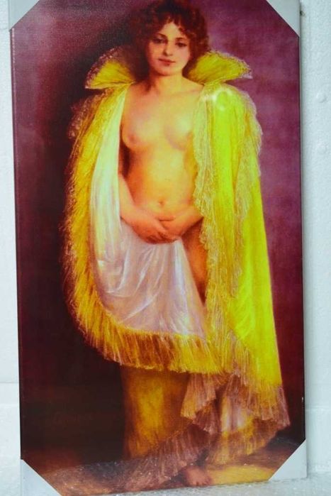 ,,Brunetka Odalisque ''-  F. Bouchera - 1745,reprodukcja .