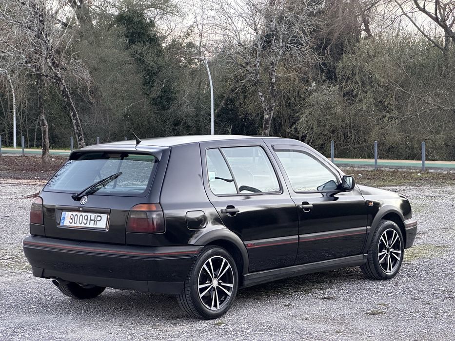 VW Golf III 3 GT, 62.000 km, Versão GT, equipamento premium - GPL