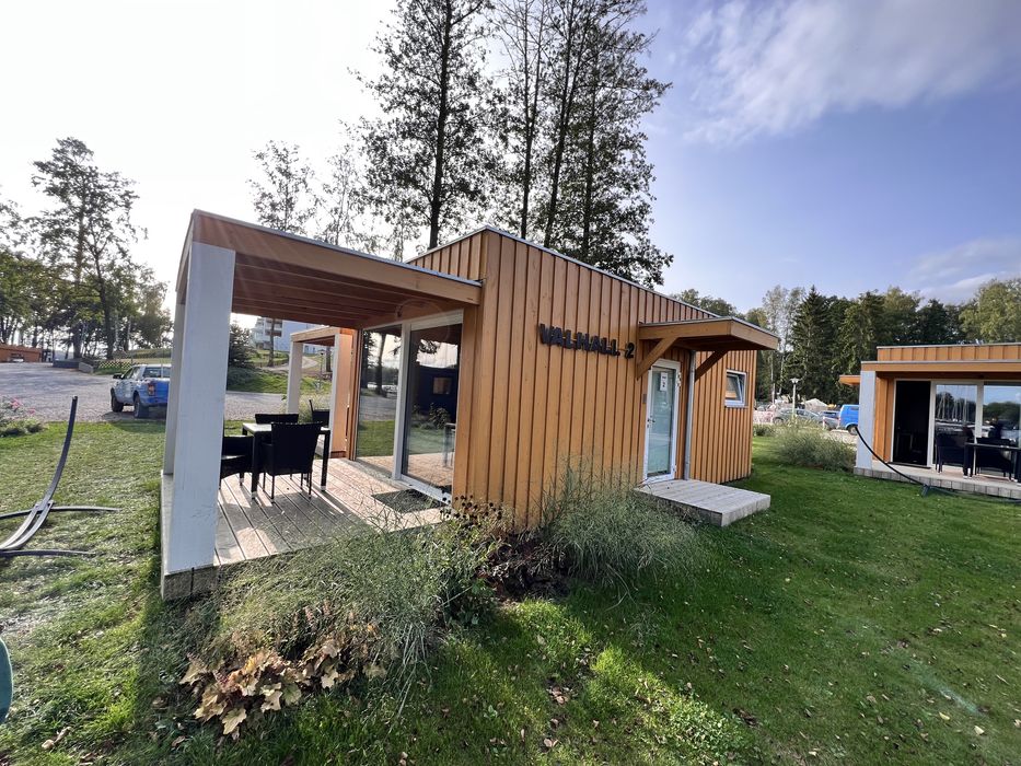 Domek dom mobilny letniskowy 35m3 tiny house kontener pawilon biuro