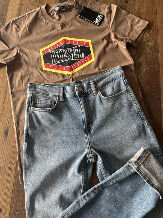 Футболка Diesel, S, джинси COS, 28 p