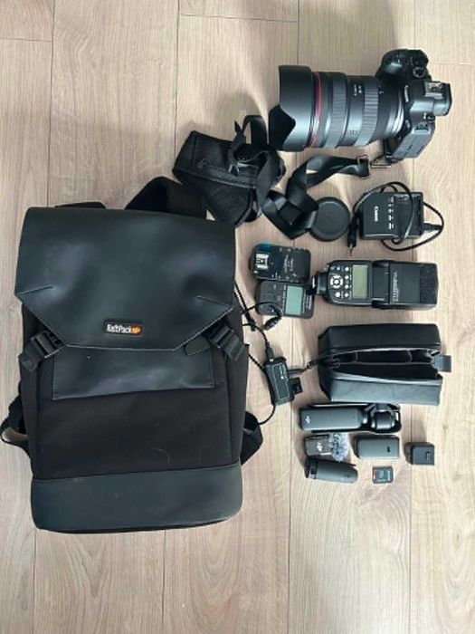 Canon Eos r6 mark II + 28-70 f2.0L usm + dj osmo pocket 3 combo + dodatki
