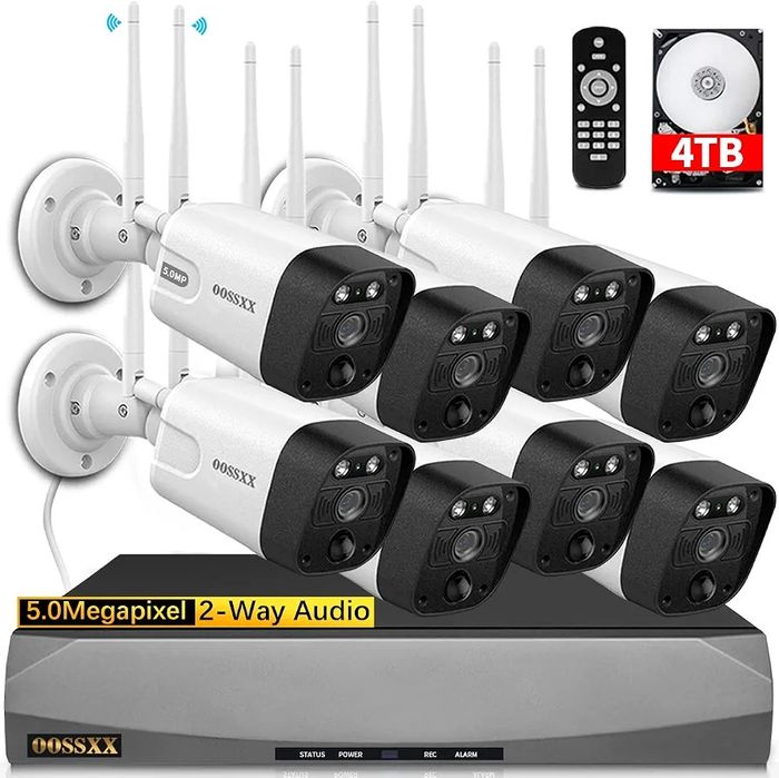 Zestaw monitoringu 8 kamer OOSSXX
