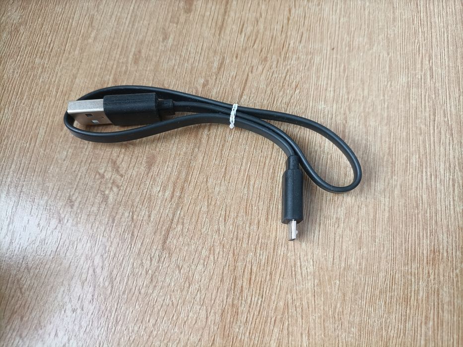 Kabel micro krótki czarny